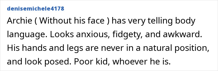 Text post screenshot showing a comment about Meghan Markle accused of treating her kids like accessories. Text post screenshot showing a comment about Meghan Markle accused of treating her kids like accessories.