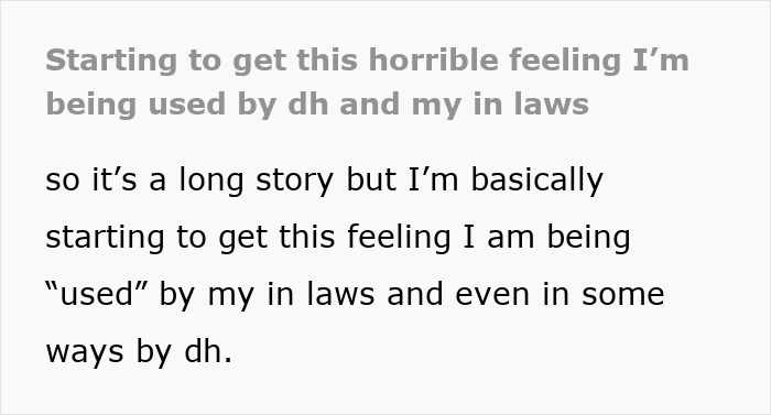 Text excerpt about wife converting and adopting husband’s culture, feeling used by in-laws and husband.