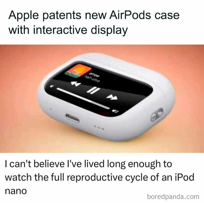 Apple patents new AirPods case with interactive display, connecting people who don’t fully relate to Millennials or Gen Z.