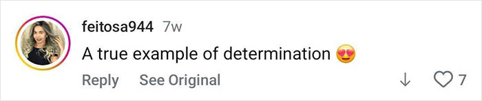 Comment on social media post expressing admiration for a woman's bodybuilding transformation with determination and heart emojis. Comment on social media post expressing admiration for a woman's bodybuilding transformation with determination and heart emojis.