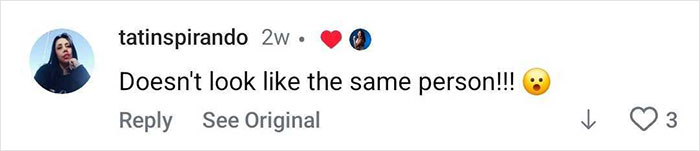 Instagram comment on a viral post praising a woman’s dramatic bodybuilding transformation photos. Instagram comment on a viral post praising a woman’s dramatic bodybuilding transformation photos.