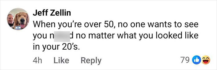 Comment criticizing age and appearance, responding to Jennifer Lopez slammed after revealing pubic area during concert. Comment criticizing age and appearance, responding to Jennifer Lopez slammed after revealing pubic area during concert.