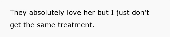 Text on white background stating feelings of exclusion despite love from in-laws in a wife adopting husband's culture situation.