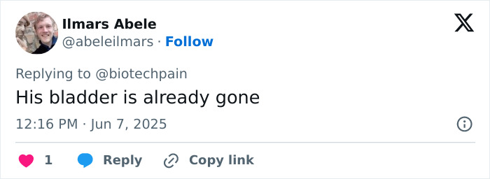 Screenshot of a social media reply commenting on Elon Musk’s sudden aging after his feud with Donald Trump. Screenshot of a social media reply commenting on Elon Musk’s sudden aging after his feud with Donald Trump.