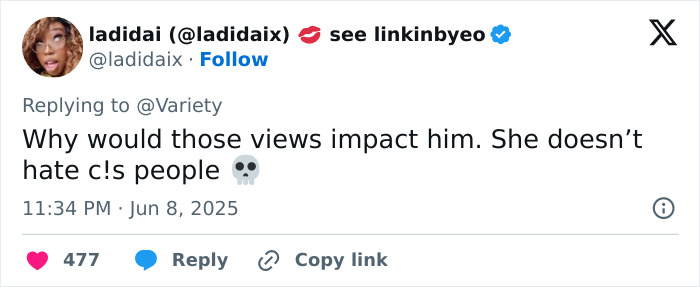 Tweet screenshot reacting to Tom Felton enraging Harry Potter fans with red carpet comments on J.K. Rowling. Tweet screenshot reacting to Tom Felton enraging Harry Potter fans with red carpet comments on J.K. Rowling.