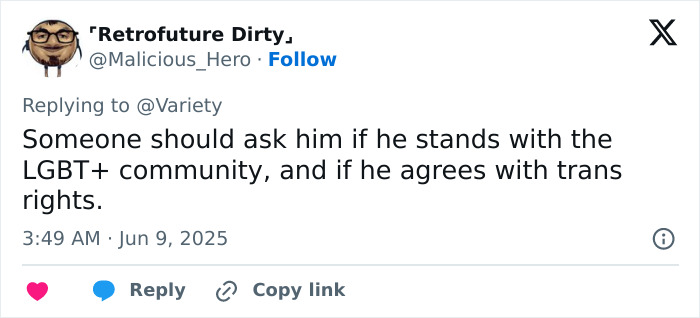 Tweet discussing Tom Felton enraging Harry Potter fans with controversial red carpet comments on J.K. Rowling and related social issues. Tweet discussing Tom Felton enraging Harry Potter fans with controversial red carpet comments on J.K. Rowling and related social issues.
