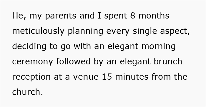 Bride spends months planning elegant wedding with morning ceremony and brunch reception at a nearby venue. Bride spends months planning elegant wedding with morning ceremony and brunch reception at a nearby venue.