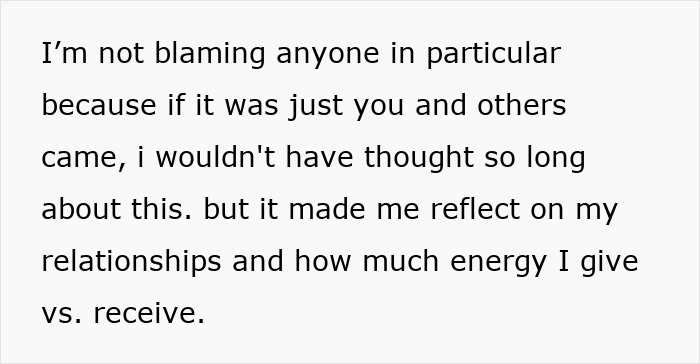 Text about reflecting on longtime friends and energy given versus received, related to ghost friend birthday thoughts. Text about reflecting on longtime friends and energy given versus received, related to ghost friend birthday thoughts.