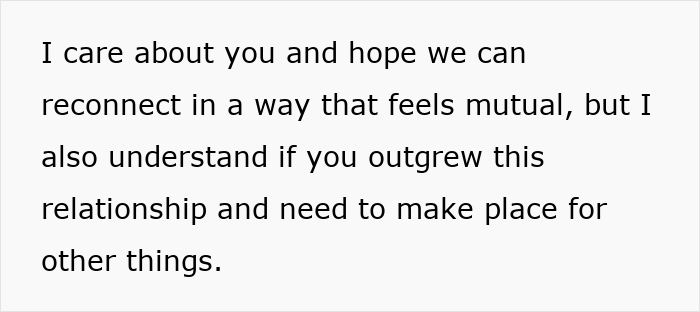 Text message expressing hope to reconnect with longtime friends and ghost friend while respecting their space and changes. Text message expressing hope to reconnect with longtime friends and ghost friend while respecting their space and changes.