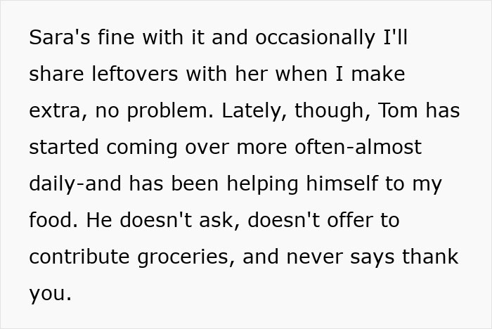 Woman Stops Letting Roommate&rsquo;s BF Steal Her Food From Her, Infuriates The Roommate