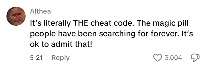 Alt text: Comment praising Ozempic as a magic pill for weight loss in an online discussion about a woman losing 160 pounds. Alt text: Comment praising Ozempic as a magic pill for weight loss in an online discussion about a woman losing 160 pounds.