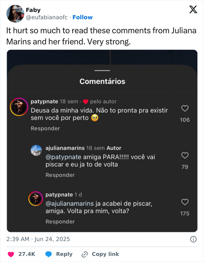 Screenshot of viral social media comments revealing outrage after tourist's final post about being abandoned in active volcano. Screenshot of viral social media comments revealing outrage after tourist's final post about being abandoned in active volcano.