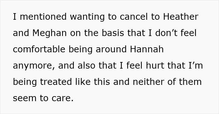 Text message expressing hurt and discomfort within a friendship, highlighting feelings of being uncared for. Text message expressing hurt and discomfort within a friendship, highlighting feelings of being uncared for.