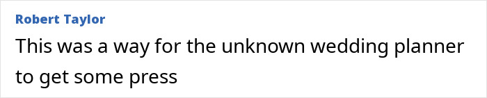 Text from Robert Taylor suggesting the unknown wedding planner sought publicity amid Taylor Swift and Travis Kelce marriage rumors. Text from Robert Taylor suggesting the unknown wedding planner sought publicity amid Taylor Swift and Travis Kelce marriage rumors.