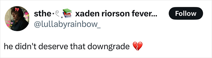 Tweet expressing disappointment over a homeless man's makeover downgrade after barber criticized for ruining potential model look. Tweet expressing disappointment over a homeless man's makeover downgrade after barber criticized for ruining potential model look.