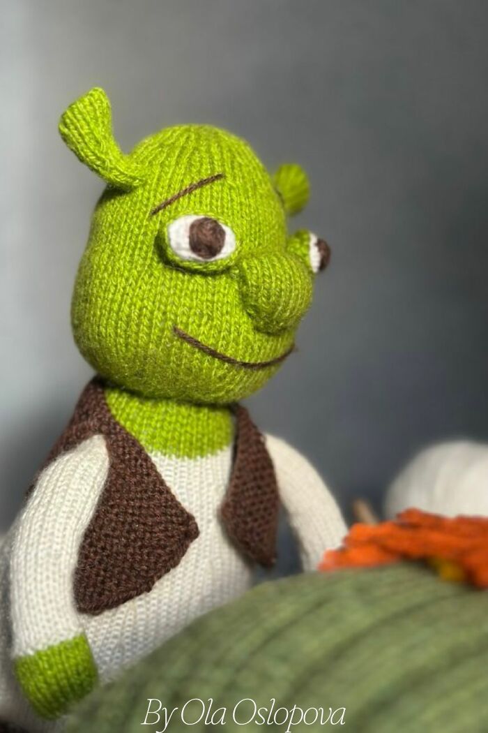 Here’s How To Knit Your Ogre Toy From The Movie 'Shrek' Here’s How To Knit Your Ogre Toy From The Movie 'Shrek'