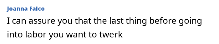 Text post about Meghan Markle’s twerking pregnancy video related to conspiracy theories about her giving birth. Text post about Meghan Markle’s twerking pregnancy video related to conspiracy theories about her giving birth.