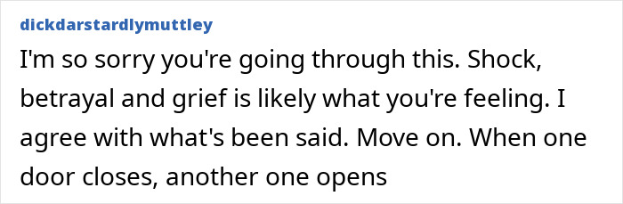 Screenshot of a social media comment expressing sympathy about a friendship of 10 years on the rocks due to betrayal and numb reactions. Screenshot of a social media comment expressing sympathy about a friendship of 10 years on the rocks due to betrayal and numb reactions.