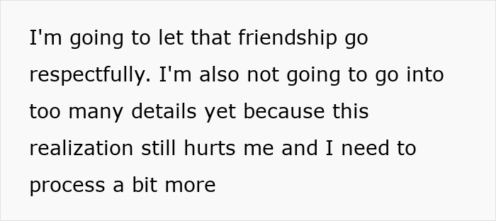 Text on a white background reading I'm going to let that longtime friends ghost friend bday friendship go respectfully while processing feelings. Text on a white background reading I'm going to let that longtime friends ghost friend bday friendship go respectfully while processing feelings.