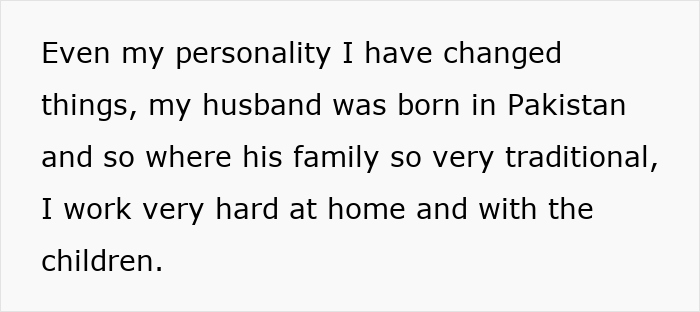 Alt text: Woman embracing husband's culture while raising three kids alone, feeling like outsider to in-laws in a traditional family setting.