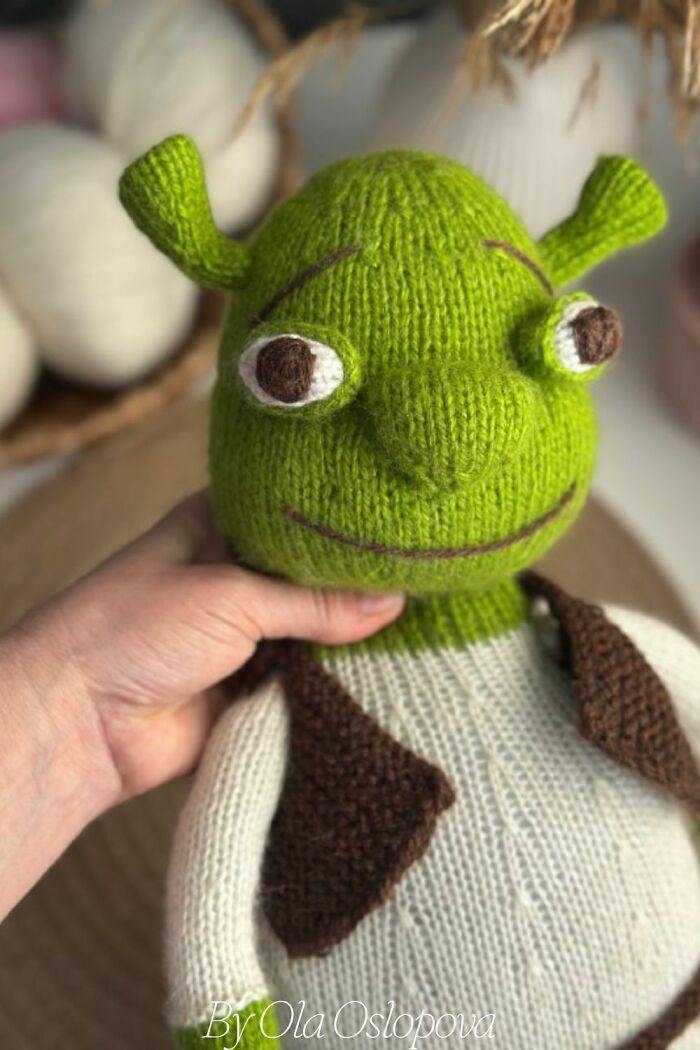 Here’s How To Knit Your Ogre Toy From The Movie 'Shrek' Here’s How To Knit Your Ogre Toy From The Movie 'Shrek'
