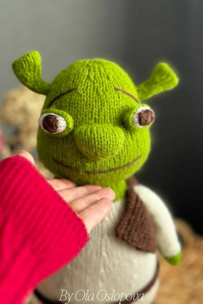 Here’s How To Knit Your Ogre Toy From The Movie 'Shrek' Here’s How To Knit Your Ogre Toy From The Movie 'Shrek'
