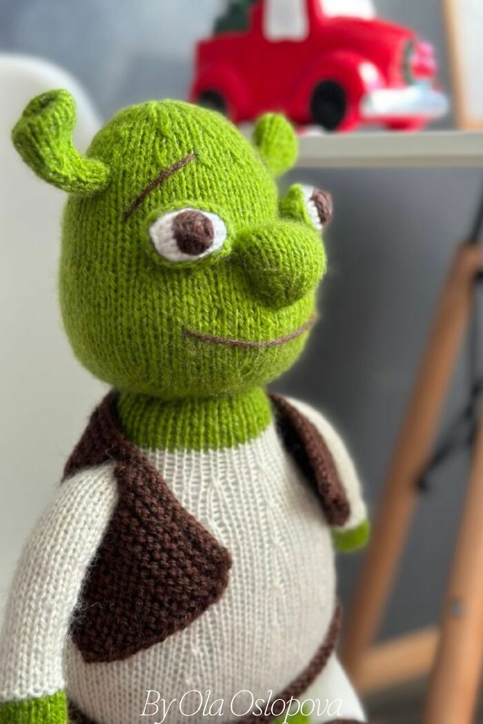 Here’s How To Knit Your Ogre Toy From The Movie 'Shrek' Here’s How To Knit Your Ogre Toy From The Movie 'Shrek'