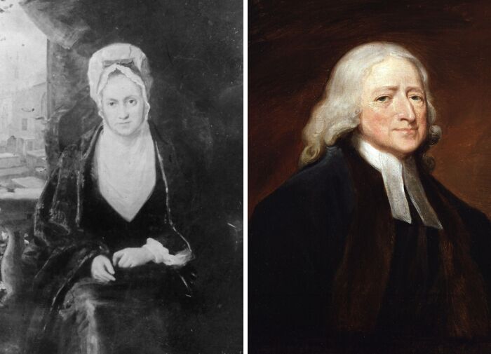 Portraits of two historical figures, highlighting remarkable mothers who shaped the world through their influence and legacy.