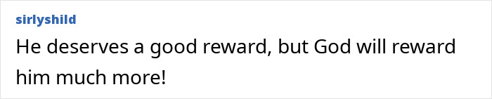 Comment text on screen saying he deserves a good reward for hero guide recovering tourist’s body from deep active volcano. Comment text on screen saying he deserves a good reward for hero guide recovering tourist’s body from deep active volcano.