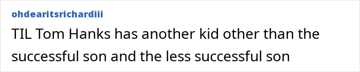 Screenshot of a social media post discussing Tom Hanks and his family, highlighting childhood confusion and violence. Screenshot of a social media post discussing Tom Hanks and his family, highlighting childhood confusion and violence.