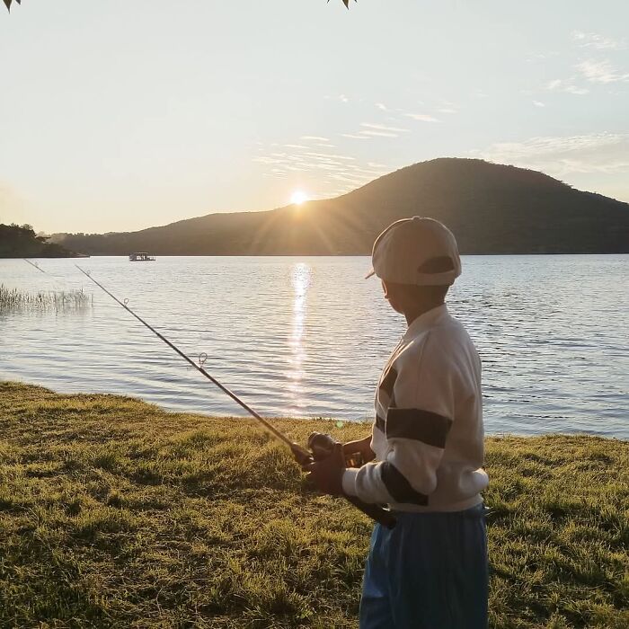 December 2024: My Boy At Wagendrift Dam, Kzn, South Africa