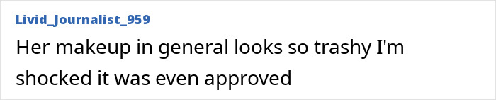 User comment text about Ariana Grande's makeup and visible ribcage in promotional content. User comment text about Ariana Grande's makeup and visible ribcage in promotional content.