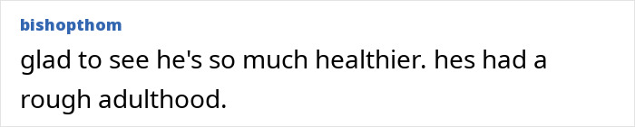 Fan comment praising beloved 90s child star for being healthier after a rough adulthood during rare outing. Fan comment praising beloved 90s child star for being healthier after a rough adulthood during rare outing.