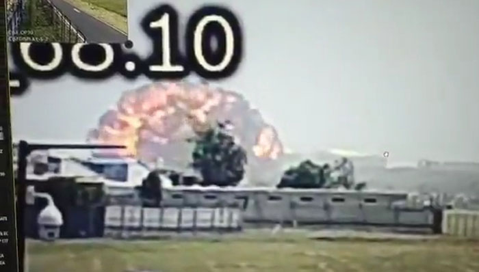 Explosion from a horrifying plane crash after an unusual take-off, raising expert suspicion of evil intent. Explosion from a horrifying plane crash after an unusual take-off, raising expert suspicion of evil intent.