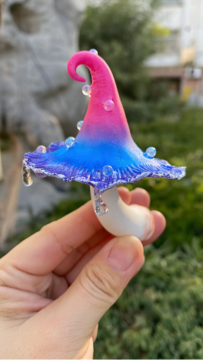 My Handmade Clay Mushroom Fridge Magnets, Perfect For Adding A Fairy Forest Vibe