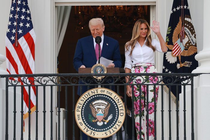 "Is That Bruce Jenner?": Melania Trump Turns Heads With Striking New Look Earning President's Praise "Is That Bruce Jenner?": Melania Trump Turns Heads With Striking New Look Earning President's Praise