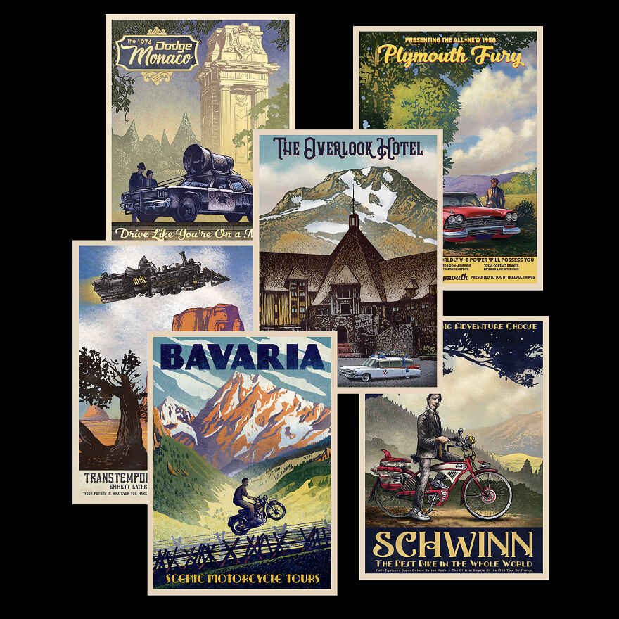 Hit The Road Postcard Set