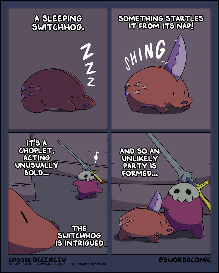 A Dungeon Monster Named Choplet Is The New Star Of My Comic, And He’s Way Braver Than You Think