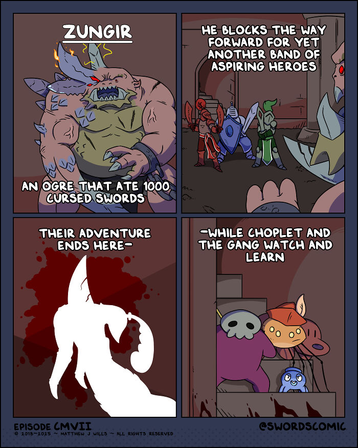 A Dungeon Monster Named Choplet Is The New Star Of My Comic, And He’s Way Braver Than You Think