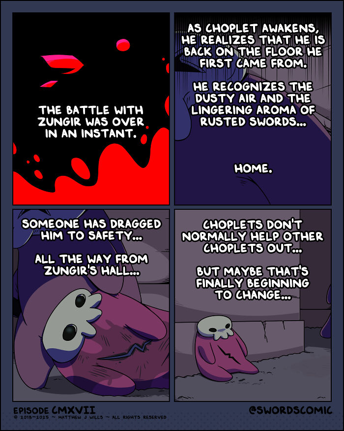 A Dungeon Monster Named Choplet Is The New Star Of My Comic, And He’s Way Braver Than You Think