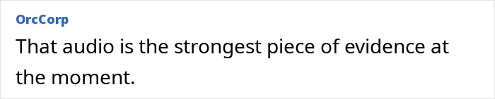 Comment on a forum screen, stating that the audio is the strongest piece of evidence related to the Air India plane crash cause. Comment on a forum screen, stating that the audio is the strongest piece of evidence related to the Air India plane crash cause.