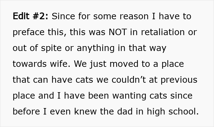 &ldquo;Cats Are Staying&rdquo;: Woman Refuses To Rehome Cats Because Of Ex&rsquo;s New Wife&rsquo;s Allergies