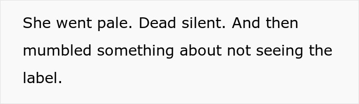 Woman going pale and silent while talking about not seeing the label, depicting a coworker tea thief at work scenario. Woman going pale and silent while talking about not seeing the label, depicting a coworker tea thief at work scenario.