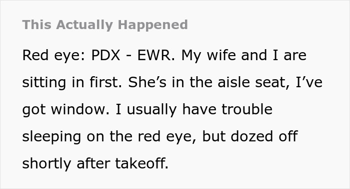 Obnoxious guy slaps napping passenger’s head on plane to get attention, nearly getting slapped back in return.