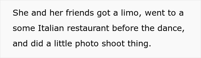 Woman finds out niece's college fund was used for prom limo and photo shoot without permission. Woman finds out niece's college fund was used for prom limo and photo shoot without permission.