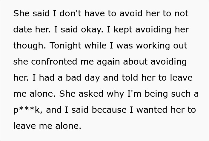 Man avoiding gym stalker who confronts him while working out and reacts aggressively after his rejection. Man avoiding gym stalker who confronts him while working out and reacts aggressively after his rejection.