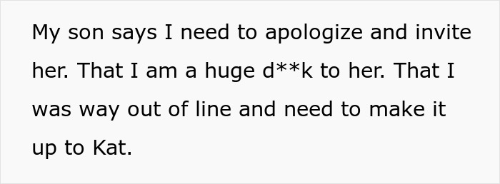 Text excerpt discussing a son advising to apologize and improve relationship between daughter-in-law and mother-in-law. Text excerpt discussing a son advising to apologize and improve relationship between daughter-in-law and mother-in-law.