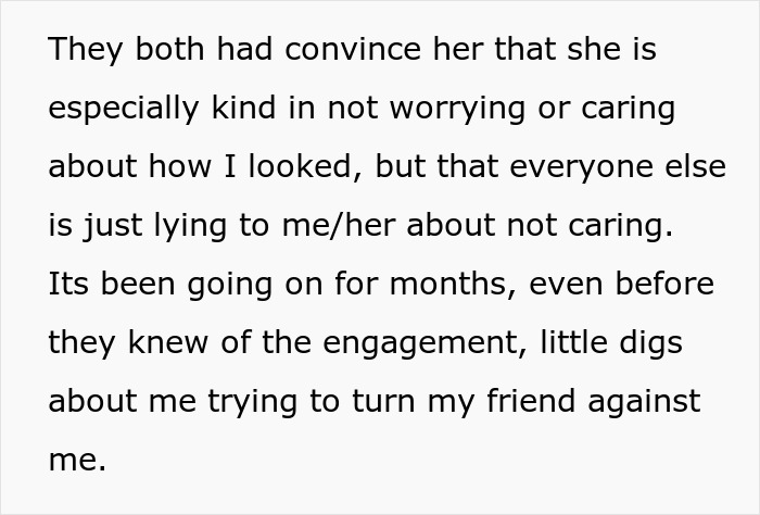 Text excerpt about MOH refusing to hide psoriasis at bestie's wedding, facing conflict without body makeup. Text excerpt about MOH refusing to hide psoriasis at bestie's wedding, facing conflict without body makeup.
