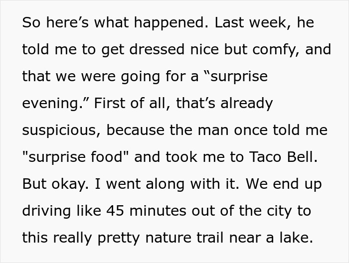 “Are You 6?”: Woman Ruins Her BF’s Proposal Because She Was Hangry, Splits The Internet “Are You 6?”: Woman Ruins Her BF’s Proposal Because She Was Hangry, Splits The Internet