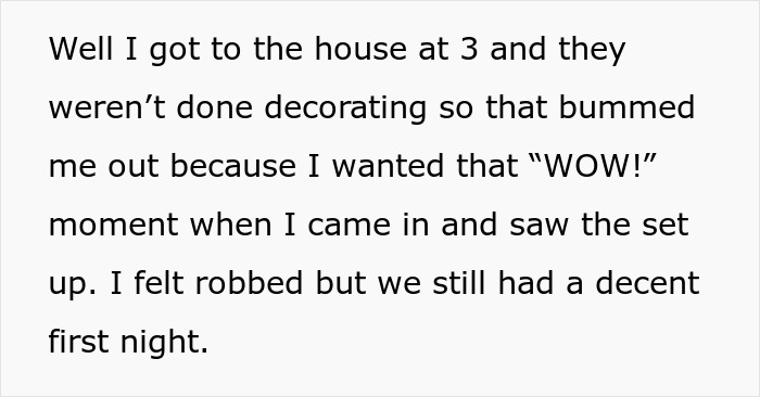 Text excerpt from bride’s dream bachelorette party showing disappointment as friends rebel against strict rules. Text excerpt from bride’s dream bachelorette party showing disappointment as friends rebel against strict rules.